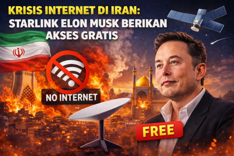 Krisis Internet di Iran: Starlink Elon Musk Berikan Akses Gratis